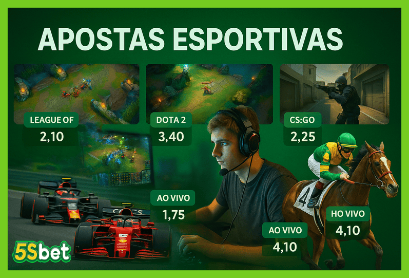 Apostas esportivas no cassino online 5SBET